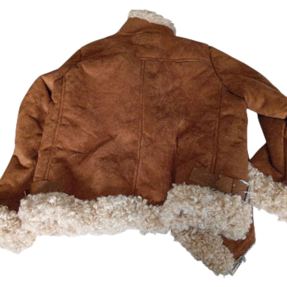 New Michael Kors Faux Fur Utility Jacket - Picture 7 of 7